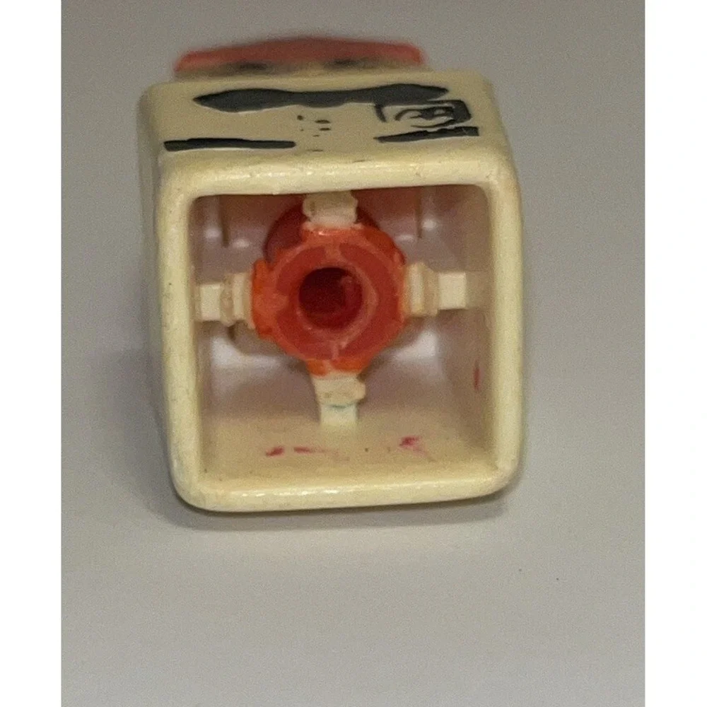 Vintage Little People McDonald's Restaurant Worker Figure Server Clerk Red Hat
